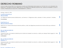 Tablet Screenshot of derecho-romano.blogspot.com