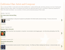 Tablet Screenshot of californiafiberandmusic.blogspot.com