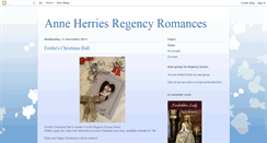 Desktop Screenshot of anneherriesregency.blogspot.com