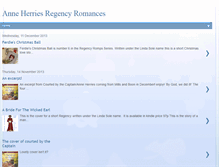 Tablet Screenshot of anneherriesregency.blogspot.com