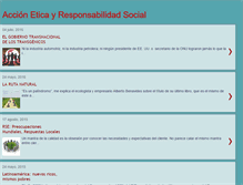 Tablet Screenshot of accioneticayresponsabilidadsocial.blogspot.com