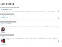Tablet Screenshot of latin-dancing.blogspot.com