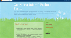 Desktop Screenshot of guarderainfantilpasitoapasito.blogspot.com