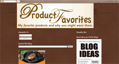 Desktop Screenshot of productfavorites.blogspot.com