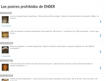 Tablet Screenshot of lospostresprohibidosdeender.blogspot.com