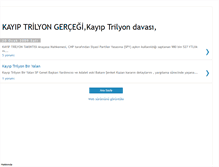 Tablet Screenshot of kayiptrilyongercegi.blogspot.com