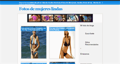 Desktop Screenshot of mujeressuperlindas.blogspot.com