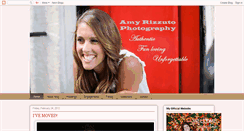 Desktop Screenshot of amyrizzutophotography.blogspot.com