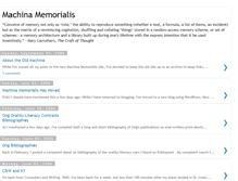 Tablet Screenshot of machinamemorialis.blogspot.com