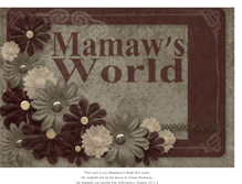 Tablet Screenshot of mamawsworld.blogspot.com