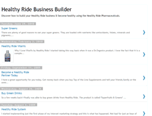 Tablet Screenshot of healthy-ride.blogspot.com