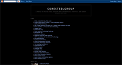 Desktop Screenshot of coresteelgroup.blogspot.com
