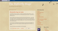 Desktop Screenshot of butterflymage.blogspot.com