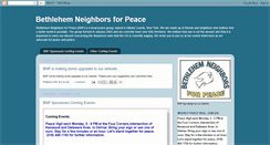 Desktop Screenshot of bethlehemforpeace.blogspot.com