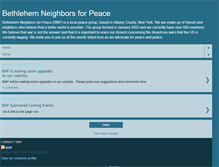 Tablet Screenshot of bethlehemforpeace.blogspot.com