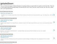 Tablet Screenshot of gottalot2learn.blogspot.com