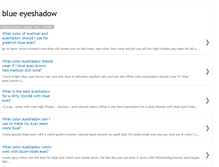 Tablet Screenshot of blue-eyeshadow-yb.blogspot.com