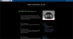 Desktop Screenshot of bmw-mpower.blogspot.com