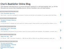 Tablet Screenshot of cherisbooks.blogspot.com