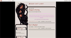 Desktop Screenshot of missycatlady.blogspot.com