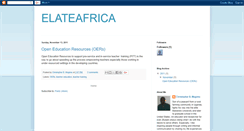 Desktop Screenshot of elateafrica.blogspot.com