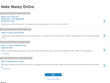 Tablet Screenshot of easy-online-money-making-tips.blogspot.com