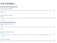 Tablet Screenshot of justasynopsis.blogspot.com