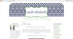Desktop Screenshot of planningsarahelizabeth.blogspot.com