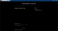 Desktop Screenshot of herederos-online.blogspot.com