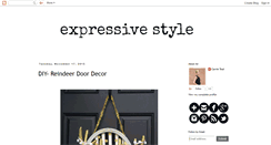 Desktop Screenshot of expressive-style.blogspot.com