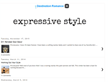 Tablet Screenshot of expressive-style.blogspot.com