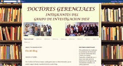 Desktop Screenshot of doctoresgerenciales.blogspot.com