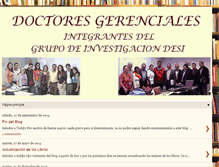 Tablet Screenshot of doctoresgerenciales.blogspot.com