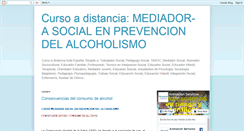 Desktop Screenshot of cursoalcoholismo.blogspot.com