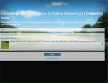 Tablet Screenshot of darjeelingtourismsinfo.blogspot.com