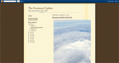 Desktop Screenshot of foremanupdate.blogspot.com