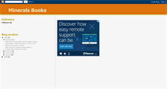 Desktop Screenshot of minerals-books.blogspot.com