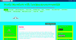 Desktop Screenshot of moshimonsterslexibeeawesomness123.blogspot.com