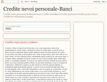 Tablet Screenshot of credite-banci.blogspot.com