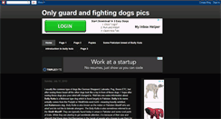 Desktop Screenshot of dogspicsonly.blogspot.com