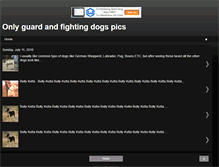 Tablet Screenshot of dogspicsonly.blogspot.com