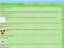 Tablet Screenshot of filosofandoenlaescuela.blogspot.com