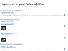 Tablet Screenshot of linguasfera.blogspot.com