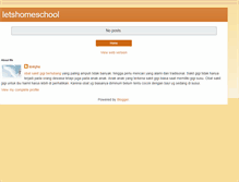 Tablet Screenshot of letshomeschool.blogspot.com