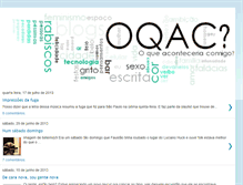 Tablet Screenshot of oqueaconteceriacomigo.blogspot.com