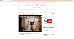 Desktop Screenshot of bloomyoursoul.blogspot.com