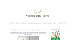 Desktop Screenshot of numberfiftythree.blogspot.com