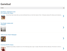 Tablet Screenshot of gamebud.blogspot.com