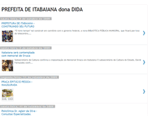 Tablet Screenshot of donadidaprefeita.blogspot.com