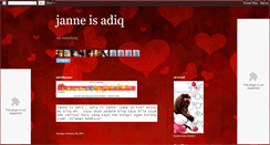 Desktop Screenshot of janneadiq.blogspot.com